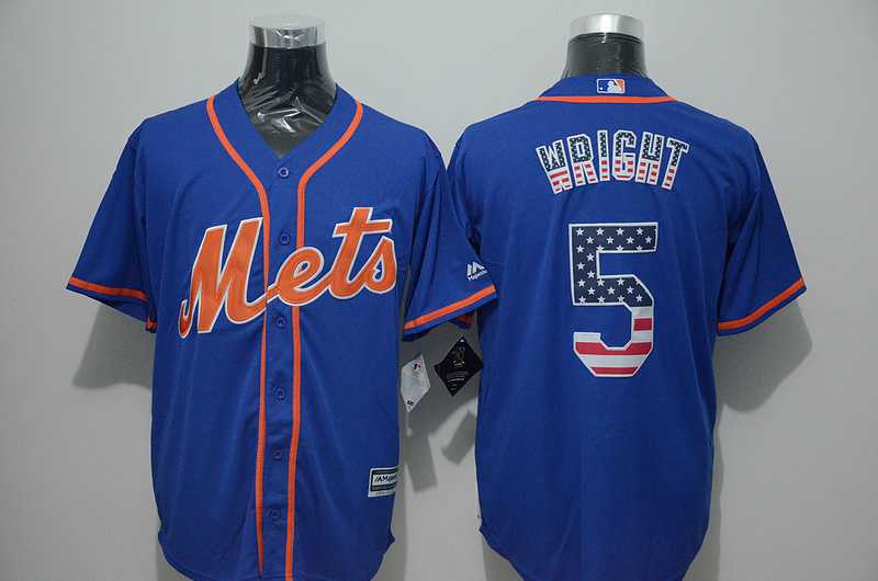 New York Mets #5 David Wright Blue USA Flag Fashion Stitched MLB Jersey,We sell and wholesale New York Mets #5 David Wright Blue USA Flag Fashion Stitched MLB Jersey on line form chian!